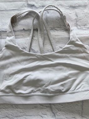 Lululemon Energy Bra 6 | White Medium Support